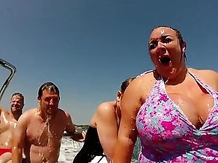 Massive Tits On A Boat Ride