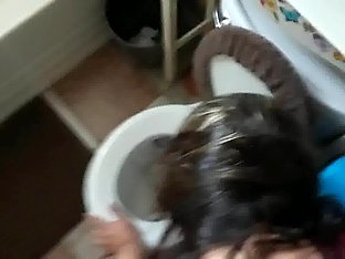 Daddies Princess Slut Being Fucked Over The Toilet