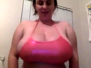 Sexy big titted girl shows us what she got